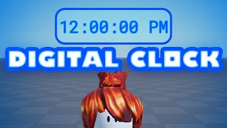 Roblox studio tutorial : How to make a digital clock