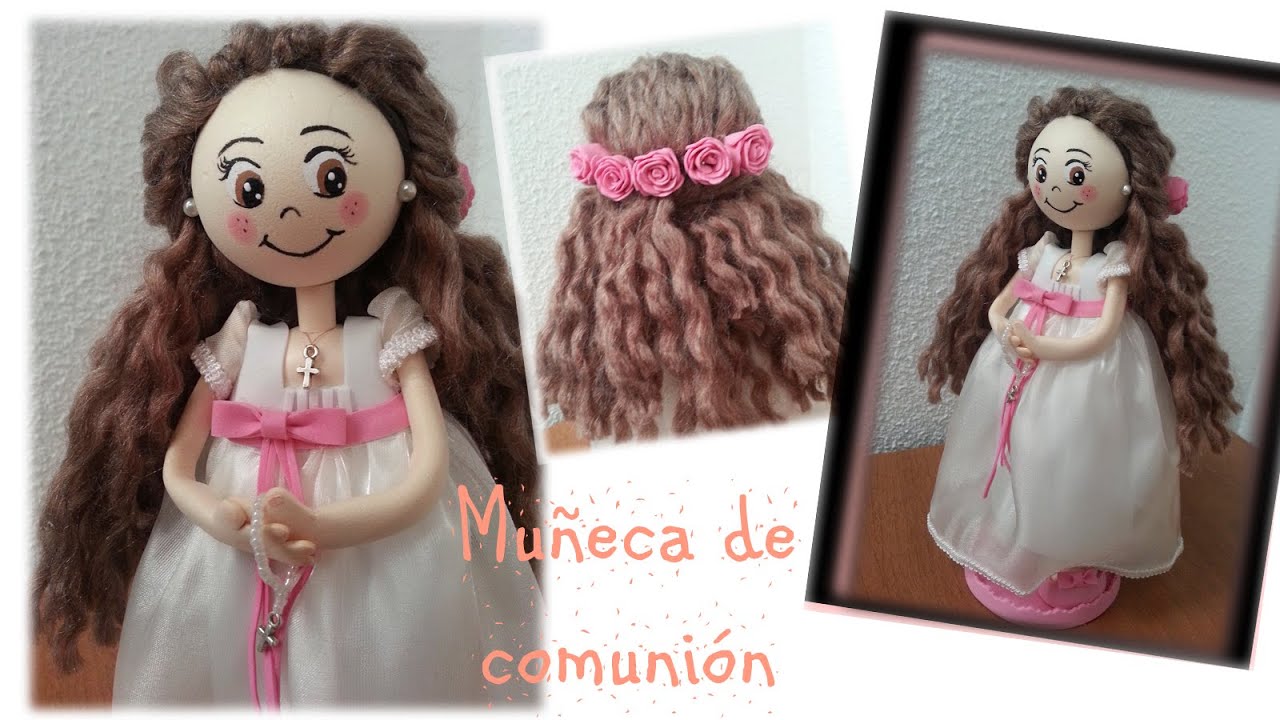 Muñeca de comunión de 20 cm (sonido arreglado)