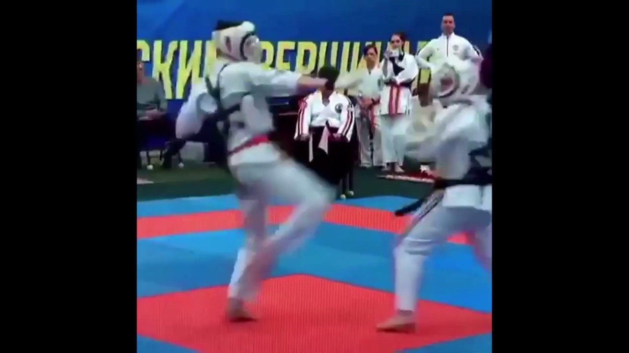 Roundhouse head kick knockout 3 of 5 YouTube