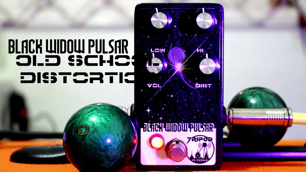 Black Widow Pulsar Distortion - Tripod FX Pedals