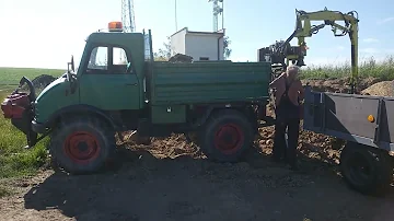 hydraulická ruka na unimog 406