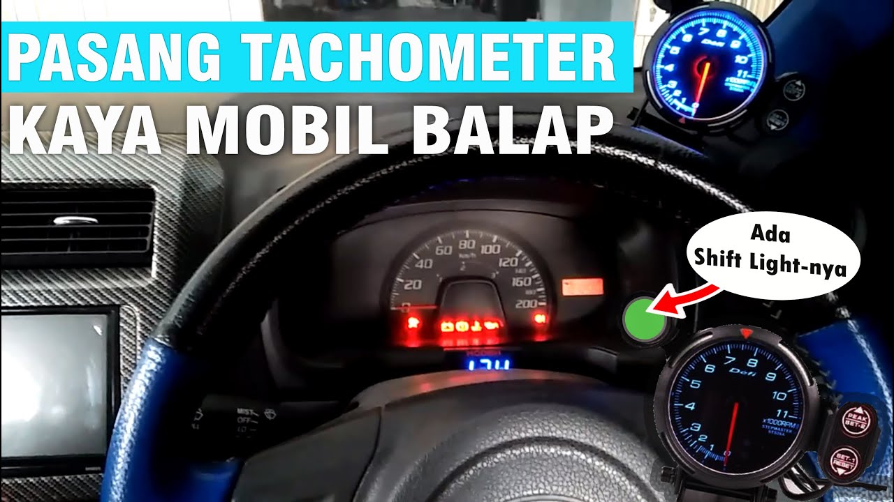 Tutorial Pasang Tachometer Defi Agya Ayla