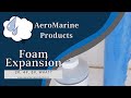 Aeromarine products foam expansion comparison