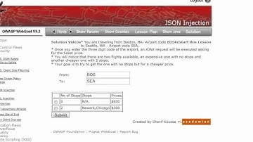 AJAX Security JSON Injection