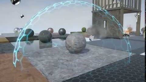 protective shield material in unreal