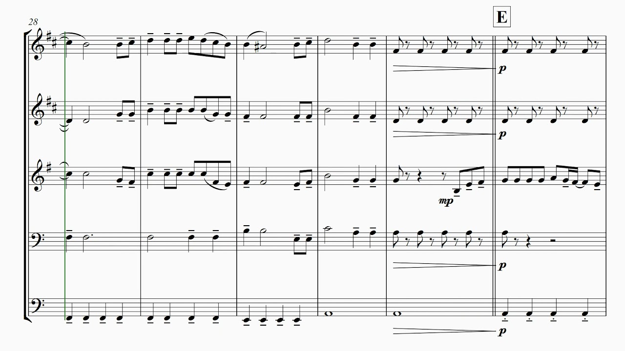 New York Mining Disaster 1941 Brass Quintet Sheet Music YouTube