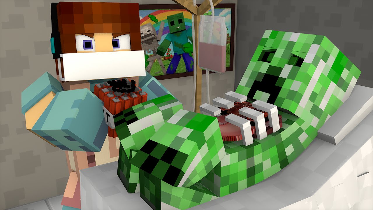 Minecraft: DENTRO DE UM CREEPER   - (Cirurgia Minecraft)