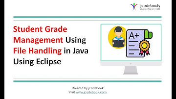 Student Grade Management Using File Handling in Java Using Eclipse