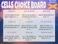 Cell Organelles Digital Choice Board