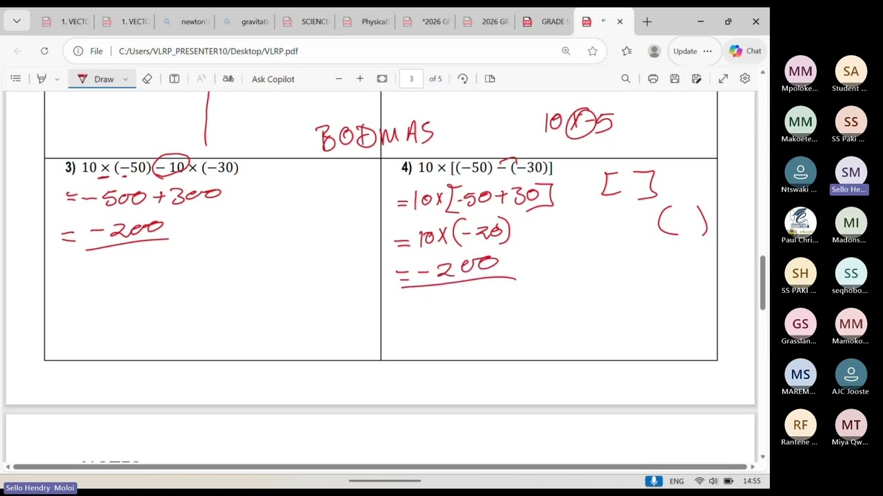 Gr 9  Lesson 4   09032026 Math   Integers