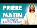 🙏 PRIERE du MATIN Dimanche 31 Décembre 2023 avec Évangile du Jour et Psaume