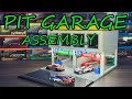 3d printed racing pit garage diorama for hot wheels and 164 cars assembly