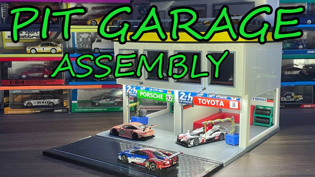 Project CARS 2 Theme Display (Quad 1/64 Scale Cars) by GigaPenguin, Download free STL model