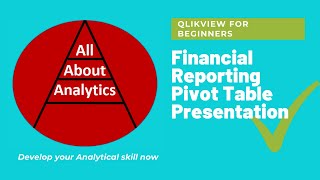QlikView for Beginners [All in 60 Minutes] - Financial Reporting Table Presentation - Part-5-of-10