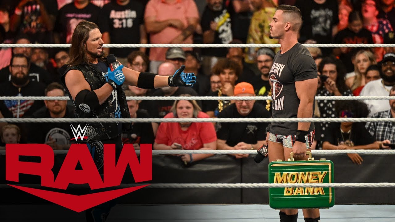 AJ Styles knocks some respect into Theory: Raw, July 18, 2022
