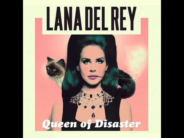 LANA DEL REY- QUEEN OF DISASTER ON SCREEN LYRICS class=