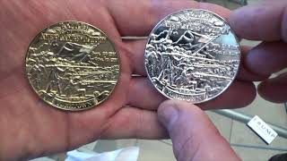 Siege Of Yorktown Battles of the American Revolution 24K Gold and Sterling Silver Clad Coin