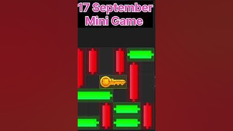 17 September Mini Game Hamster Kombat today | 17 Sept Mini Game today | Mini Game 17 sept |Mini Game