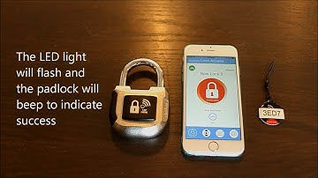 eGeeTouch - Add and Delete a NFC Smart Tag/Fob - Smart Padlock 2nd Gen