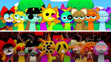 Incredibox Sprunki - Pyramixed Sentinel Lore | Normal vs Horror