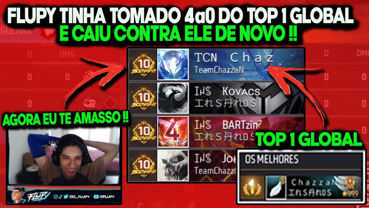 FLUPY CAIU CONTRA O TOP 4 DO BRASIL NO CS RANQUEADO E FICOU IMPRESSIONADO  COM SUA JOGABILIDADE!! 