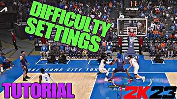 How To Change Difficulty In NBA 2K23 Mycareer