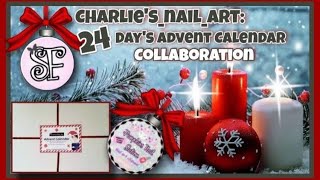 day 7 advent calendar/Girly pink Christmas nails inspo/modelones holo pigment/how to apply glitter