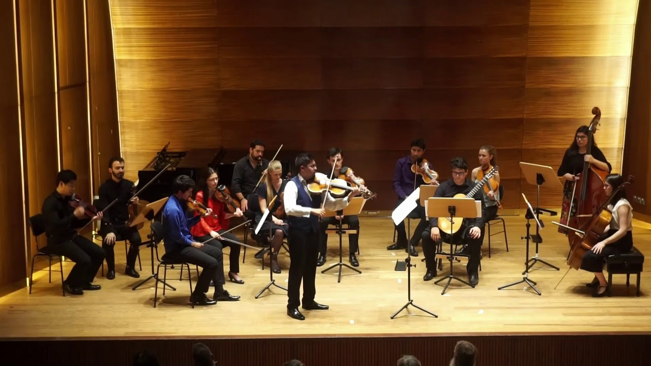 Barroqueana Sudamericana Nr. 1 für Viola und Orchester von Efrain Oscher, Francisco Fernández Viola