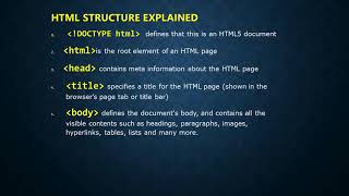 Html Tutorial For Beginners - Html Syntax Structure