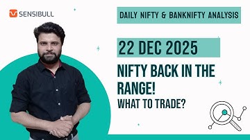 NIFTY Analysis for tomorrow 22 DEC | Hindi Market Outlook