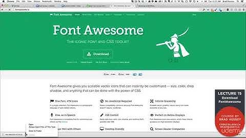 WordPress Theme Development with Bootstrap : Install Free Icon Fonts with FontAwesome