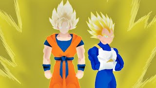 Goku and Vegeta SSJ Tests| DBZ Stick-Nodes Animation 
