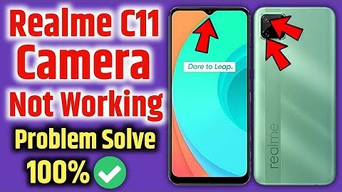 Realme c11 camera app not working problem kaise solve kare | realme c11 camera not working problem