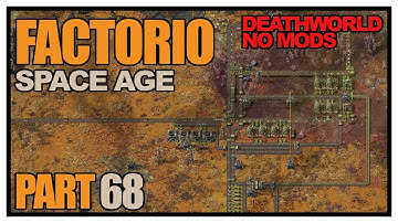 Factorio Space Age - Episode 68 - Enemies on Gleba also kinda spicy! (Deathworld, no mods)