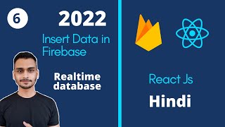 insert data in firebase react  #reactjs