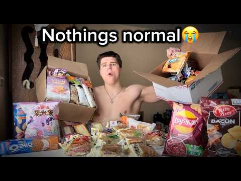 I ate 10,000 calories of ONLY exotic food insane cheat day