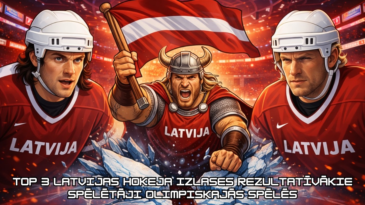 ТОП 3 самых результативных игрока сборной Латвии по хоккею на Олимпийских играх