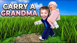 How Far Can I Carry A Grandma In Roblox..?
