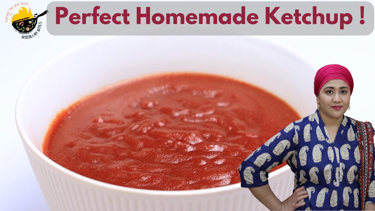 Perfect Recipe of Homemade Tomato Ketchup I Easy Tomato Ketchup