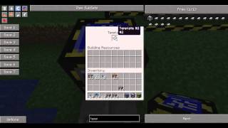 Tekkit Tutorials Part 23 - Builder, Filler, Template Drawing table