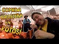 Probando COMIDA CALLEJERA en Potosí Bolivia