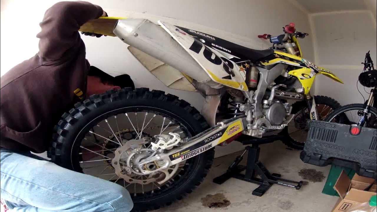 New Tire for 2009 RMZ 450 YouTube