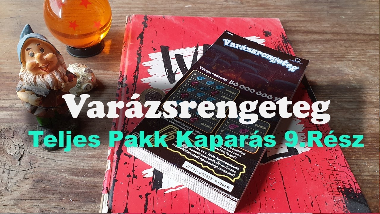 VARÁZSRENGETEG Sorsjegy Teljes Pakk Kaparás 9.Rész