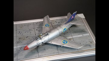 SAAB A-32 Lansen, Heller, 1/72 Full Build.
