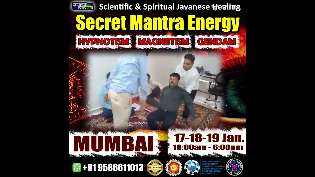 Javanese magnetism, Mesmerism, Non verbal hypnosis, Instant hypnotism, Real ilmu gendam healing