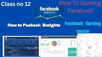 How to Facebook Analytics in 2024#Facebook page insights full tutorial #Class 12#Facebook ads