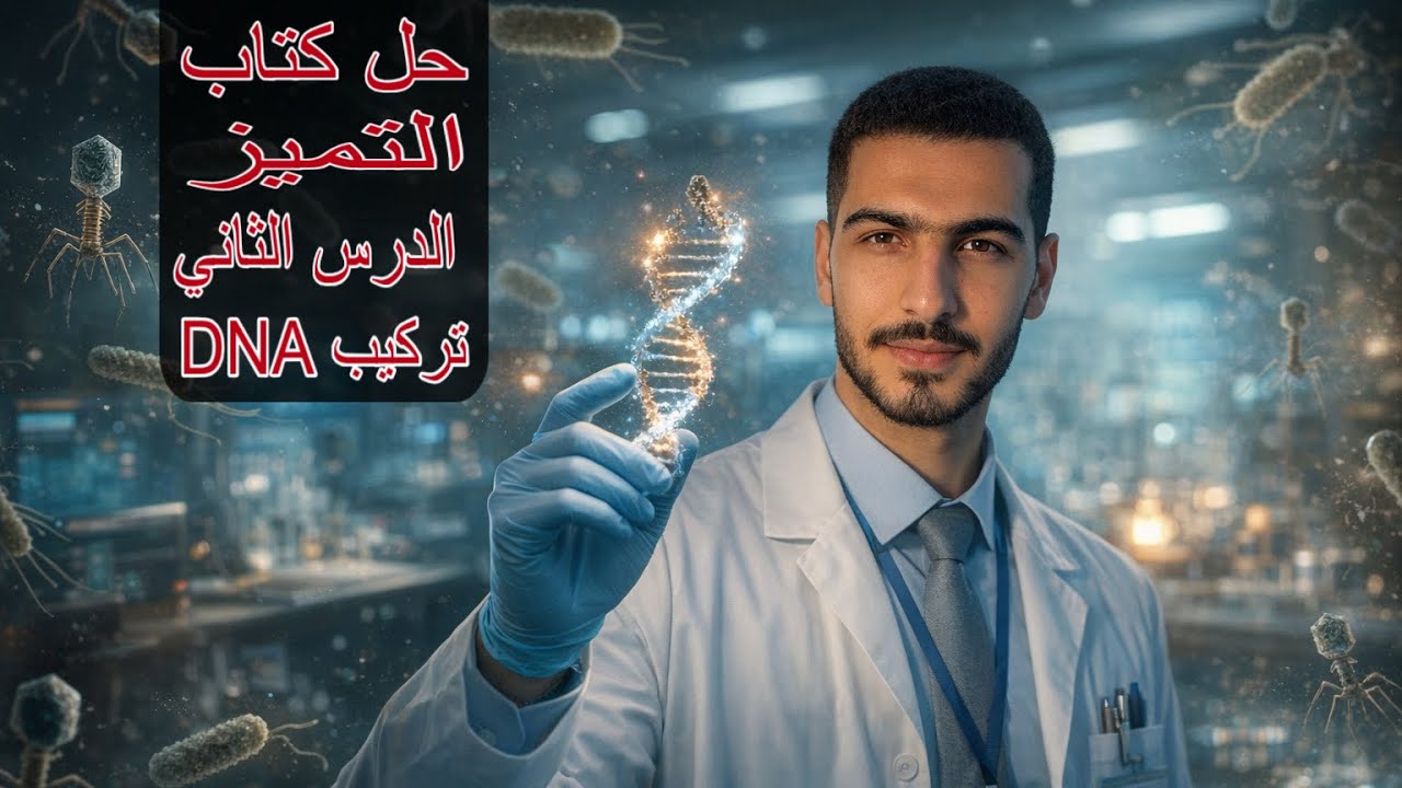 حل كتاب التميز 2026 || الدرس الثاني || تركيب DNA