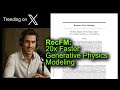 RecFM: 20x Faster Generative Physics Modeling