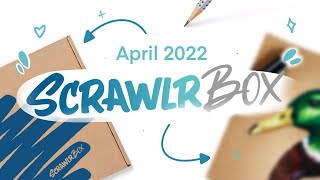 ScrawlrBox April 2022 UNBOXING! // EmilyArts