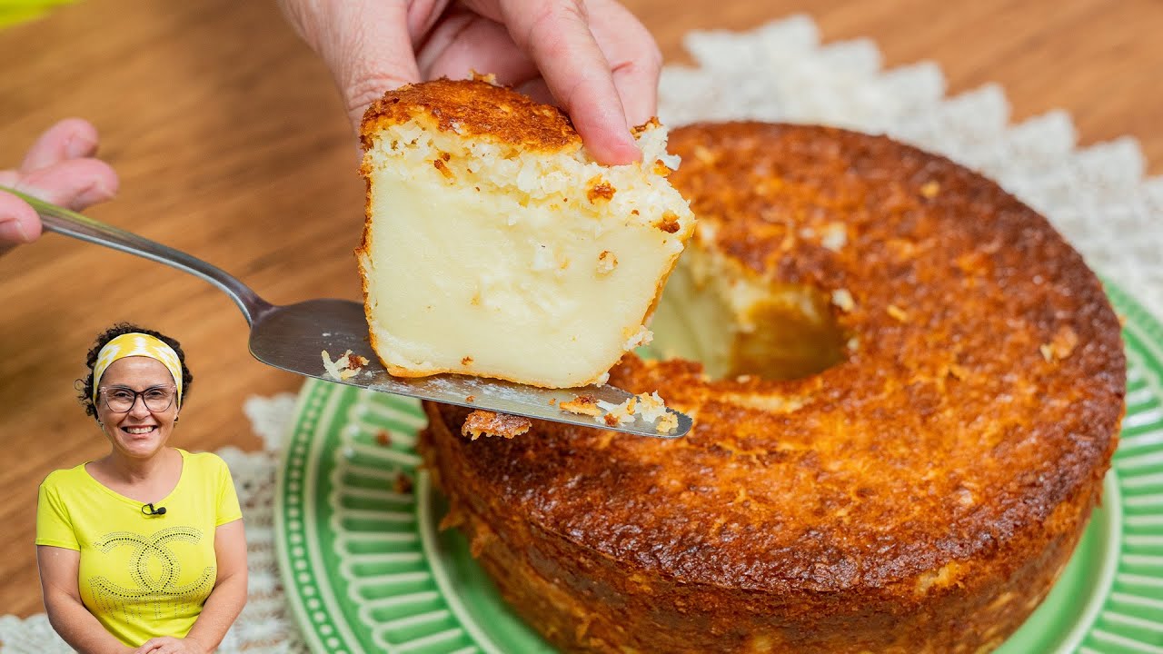 Bolo sem ovo e sem farinha, com apenas 4 ingredientes, surpreende pela  textura e pelo sabor